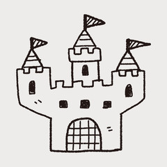 castle doodle - 82905592