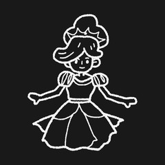 Fototapeta na wymiar princess doodle