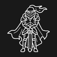 knight doodle