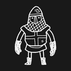 knight doodle