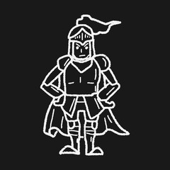 knight doodle