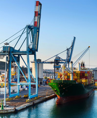 Fototapeta premium Shipping. Italy