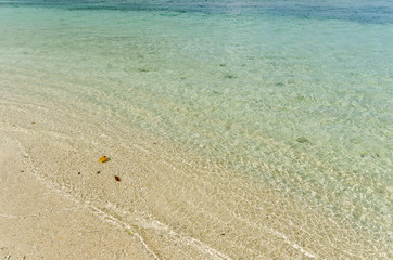 Beach of Flic en Flac in Mauritius