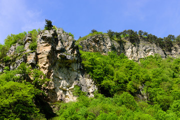Fototapeta na wymiar Picturesque rocks in the Agur gorge