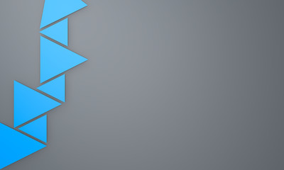 business card triangular shape