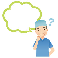 医師　医者　手術　吹き出し