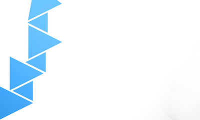 business card triangular shape