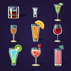 Alcohol Coctails and Other Drinks
