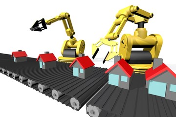 Productie van woningen