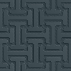 3D Dark Gray Seamless Perforated Wallpaper.