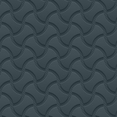 3D Dark Gray Seamless Perforated Wallpaper.