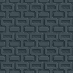 3D Dark Gray Seamless Perforated Wallpaper.