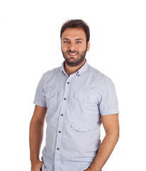 Fototapeta premium Young smiling man