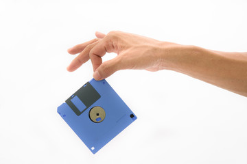 Colorful floppy disc