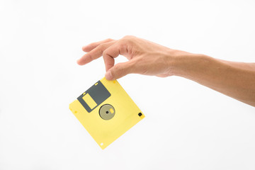 Colorful floppy disc