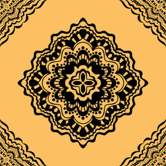 seamless yellow pattern.
