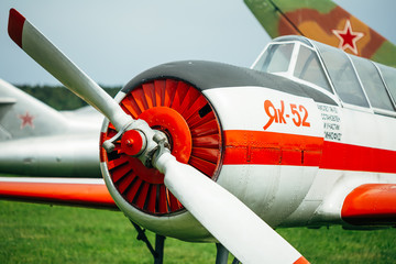 The Yakovlev Yak-52 was designed originally as an aerobatic trai
