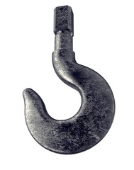 iron hook isolated on white