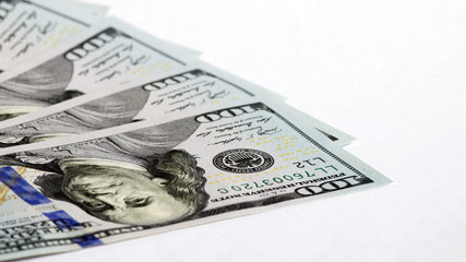 Background of dollars bills