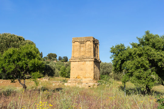 Tomb of Theron (Terone), Valley of Temples, Agrigento