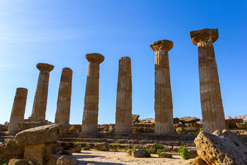 Fototapeta premium Temple of Hercules (or Heracles). Valley of Temples, Agrigento