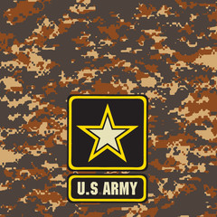 Mountain Army camouflage background