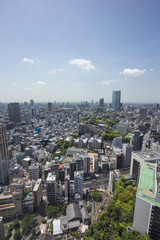 東京タワーからの眺め（西側／六本木方面）