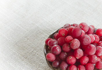 Frozen cranberries