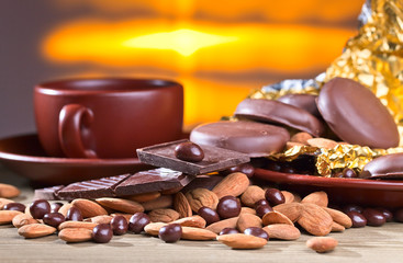 chocolate and nuts