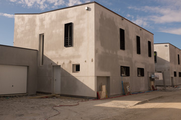 A newly  flat under construction close to the end