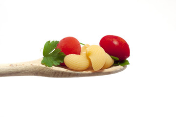 cucchiaio di pasta condita