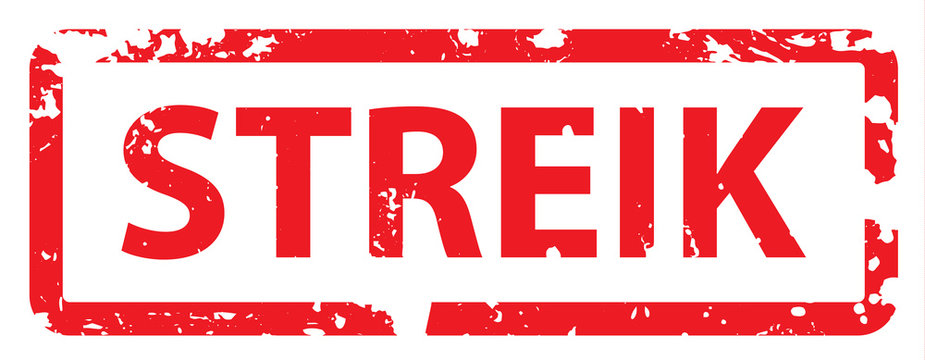 Streik Schild Vektor Stempel 