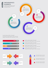 Abstract template infographic