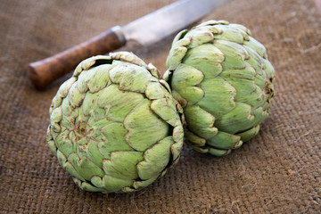 Obraz premium Organic Artichokes