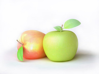 Red and Green Apples
