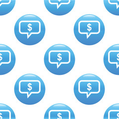 Financial message sign pattern
