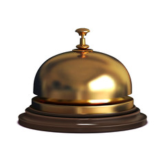 Gold vector reception bell