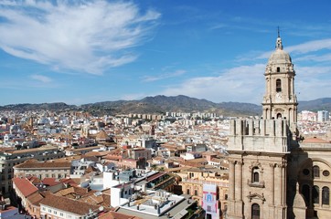 Fototapeta na wymiar Ciudad de Málaga