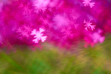 Blur pink and green