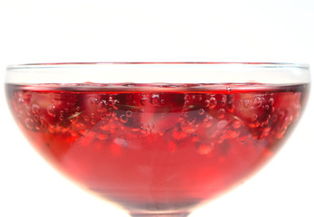 fresh pomegranate prosecco cocktail summer drink
