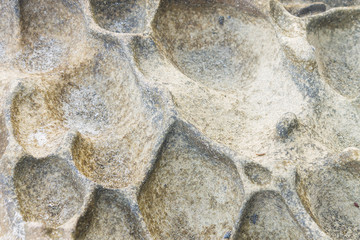 Close Up of rocky shore texture background