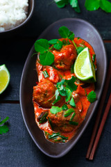 Thai hot   curry with fish