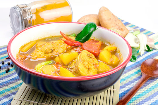 Yellow Curry with Fish