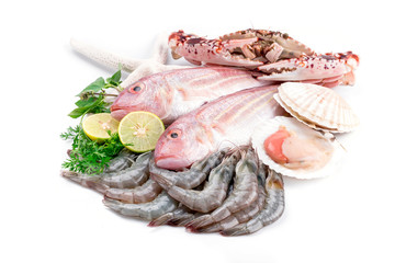 Fresh seafood