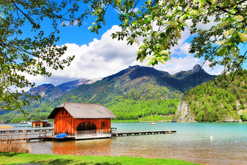 Austrian scenery - lake st Wolfgang