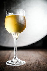 Glass of white wine