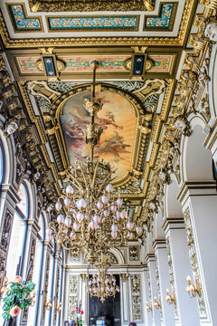 Plafond de la Salle de réception de l'opéra de Lyon