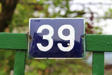 House number