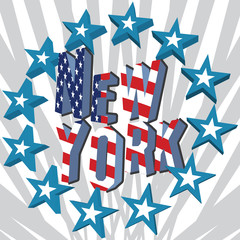 New York City t-shirt typography Printing design vector