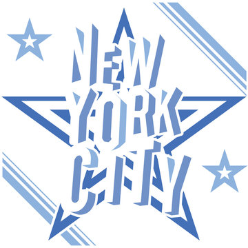 New York City t-shirt design vector